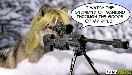 Sniper Wolf from Metal Gear Solid.
